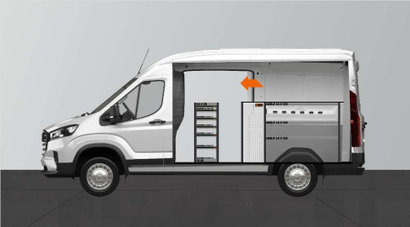 WORK6 Bilinredning till Maxus e-Deliver 9 L2