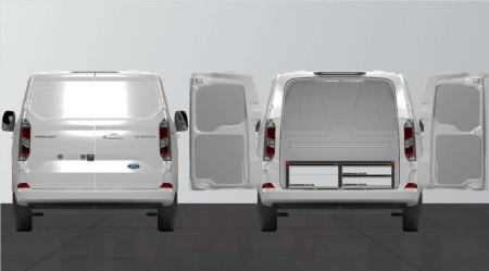Dubbelgolv H:342mm 5-lådor till Ford Custom & VW Transporter L2.