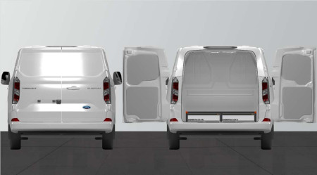 Dubbelgolv H:202mm 4-lådor till Ford Custom & VW Transporter L1.