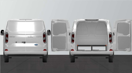Dubbelgolv H:272mm 4-lådor till Ford Custom & VW Transporter L1.