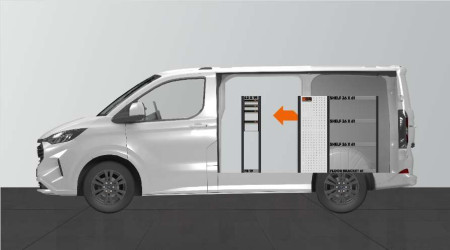 LD26 Autokaluste autoon Ford Custom & VW Transporter L1