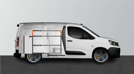 LB5 Bilinredning till Berlingo, Combo, Doblo Proace City & Partner L2