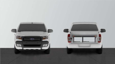 Dubbelgolv Ranger & Amarok NO TRIM 2-lådor H:360mm 