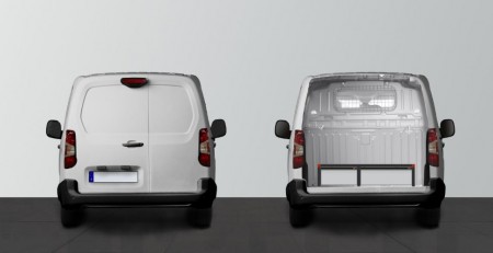 Dubbelgolv H:272mm 3-lådor till Berlingo, Combo, Doblo Partner & Proace City L1 med standardvägg