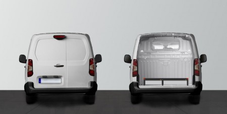 Dubbelgolv H:202mm 3-lådor till Berlingo, Combo, Doblo Partner & Proace City L2 med standardvägg