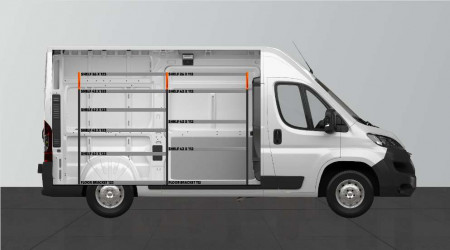 BASE42 Autokaluste autoon Proace Max, Boxer, Ducato, Jumper & Movano L2