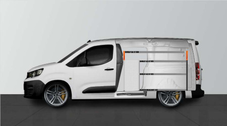 D-PRO5 Autokaluste autoon Berlingo, Combo, Doblo Proace City & Partner L2