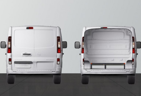 Dubbelgolv H:202mm 4-lådor till NV300, Trafic, Talento & Vivaro L1H1.