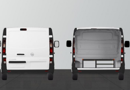 Dubbelgolv H:342mm 5-lådor till NV300, Trafic, Talento & Vivaro L2H1.