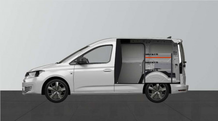 SS2 Bilinredning till VW Caddy Cargo & Ford Connect L1