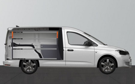 BASE42 Autokaluste autoon VW Caddy Cargo & Ford Connect L2