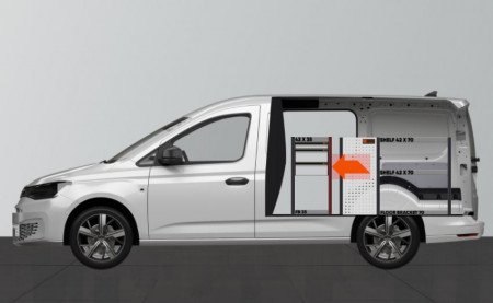 LD42 Bilinredning till VW Caddy Cargo & Ford Connect L2