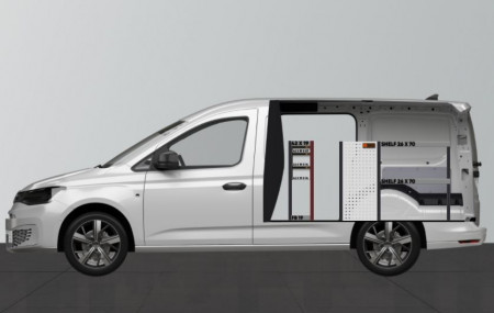 LD26 Bilinredning till VW Caddy Cargo & Ford Connect L2