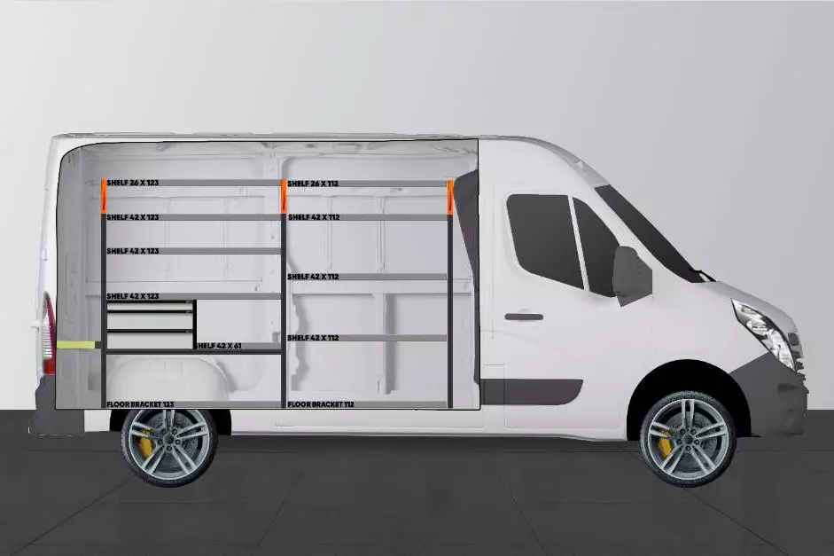 LS3 autokalustee Nissan Interstar