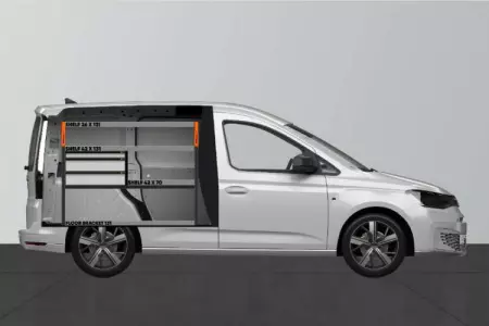 LS3 Autokaluste autoon VW Caddy Cargo & Ford Connect L1